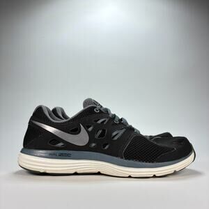 Nike Dual Fusion Lite Black Gray Running Shoes Lightweight 599513-002 Mens Sz 11